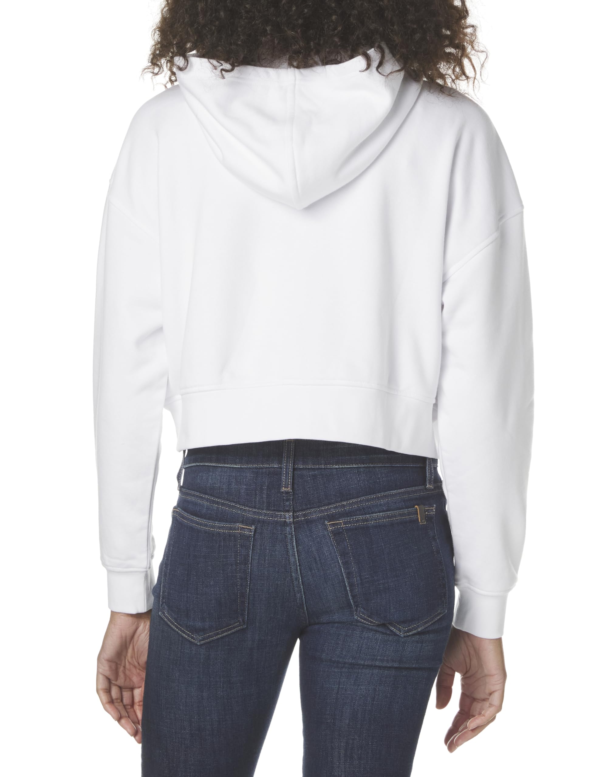 Foto 3 pulgar | Sudadera Con Capucha Florence By Mills Cozy Crush, Corta Con Cremallera, Blanca - Venta Internacional.
