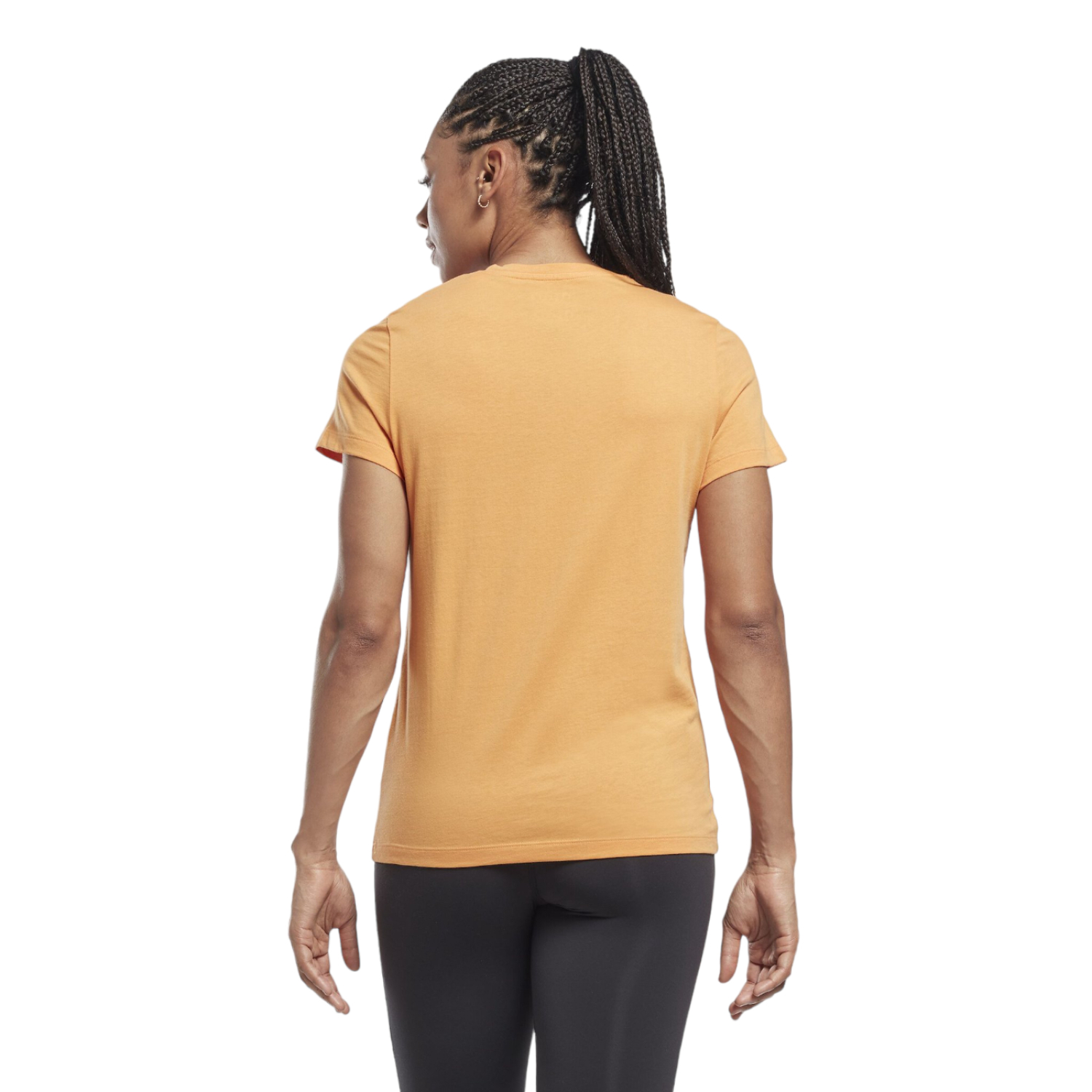 Foto 4 pulgar | Playera Reebok Naranja para Mujer