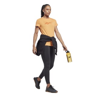 Foto 4 | Playera Reebok Naranja para Mujer