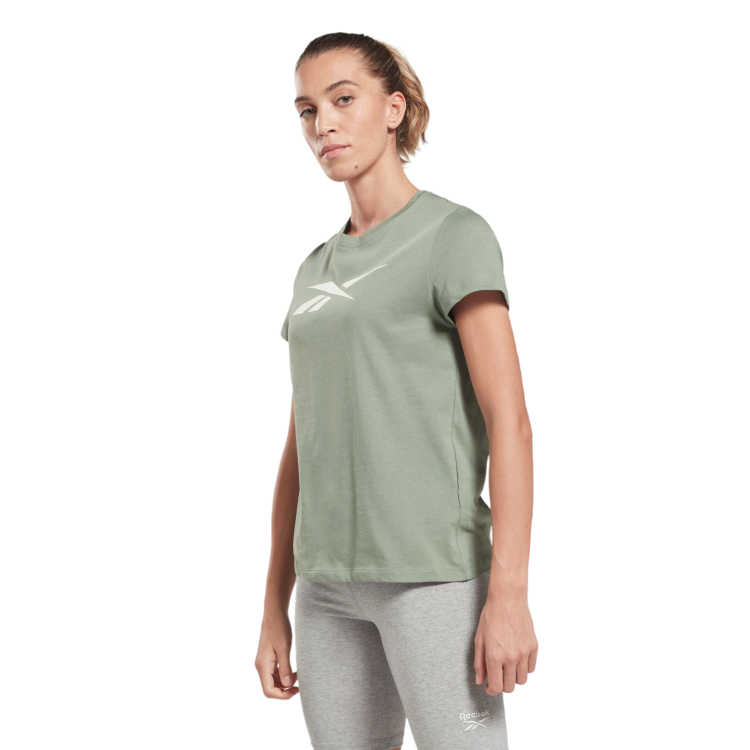 Foto 3 pulgar | Playera Deportiva para Mujer Reebok Verde