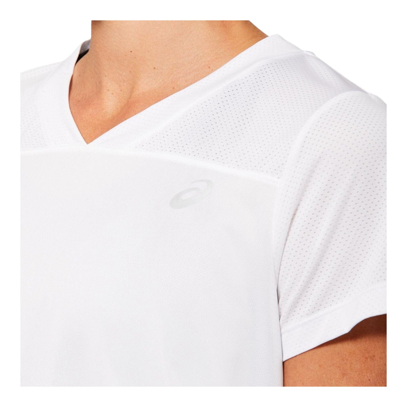 Foto 6 pulgar | Playera Asics Blanca para Hombre