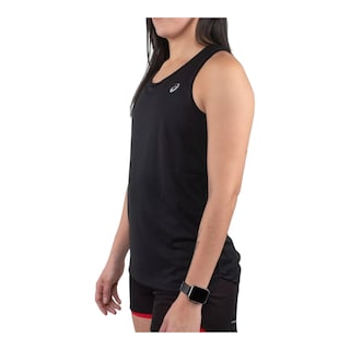 Foto 5 | Playera Asics Silver Tank Negra para Mujer