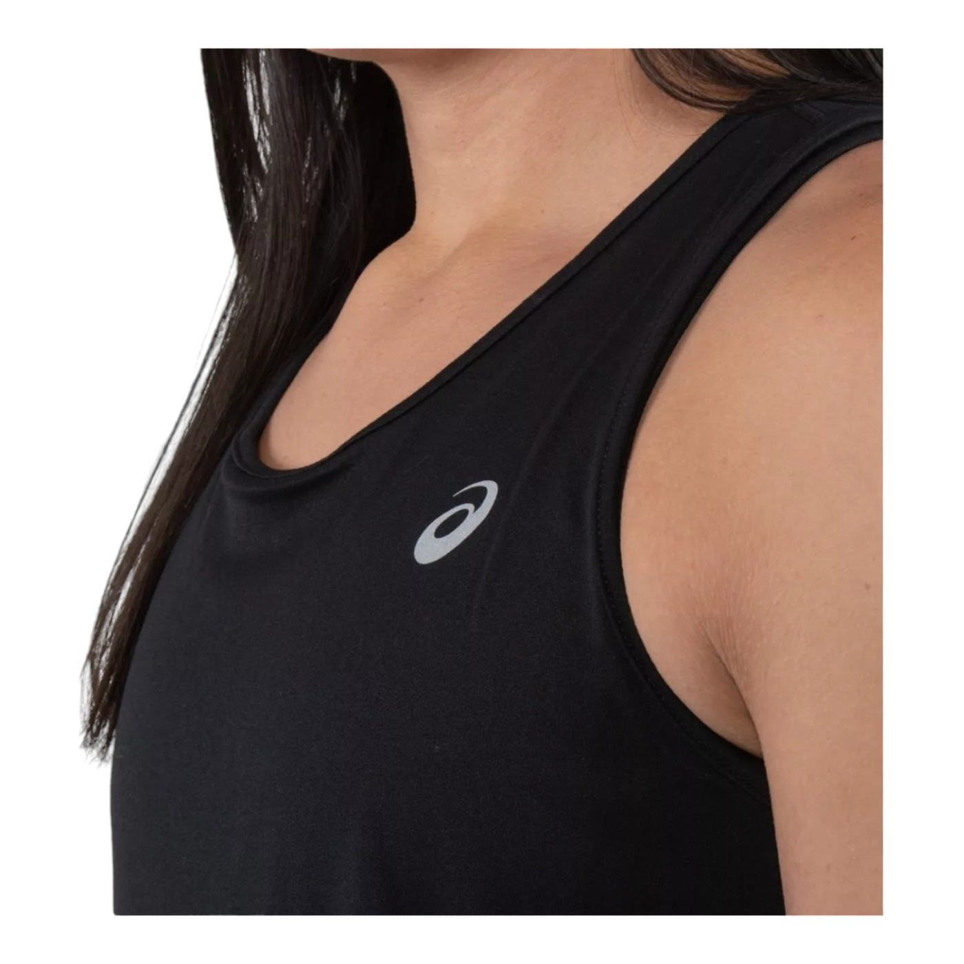 Foto 7 pulgar | Playera Asics Silver Tank Negra para Mujer