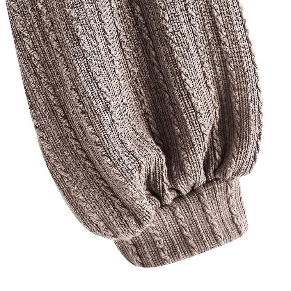 Foto 5 pulgar | Jersey Corto Zaful Para Mujer Con Mangas Acanaladas Con Forma De Farol - Venta Internacional.