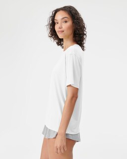 Foto 4 | Camiseta Florence By Mills Cozy Crush Blanca para Mujer - Venta Internacional