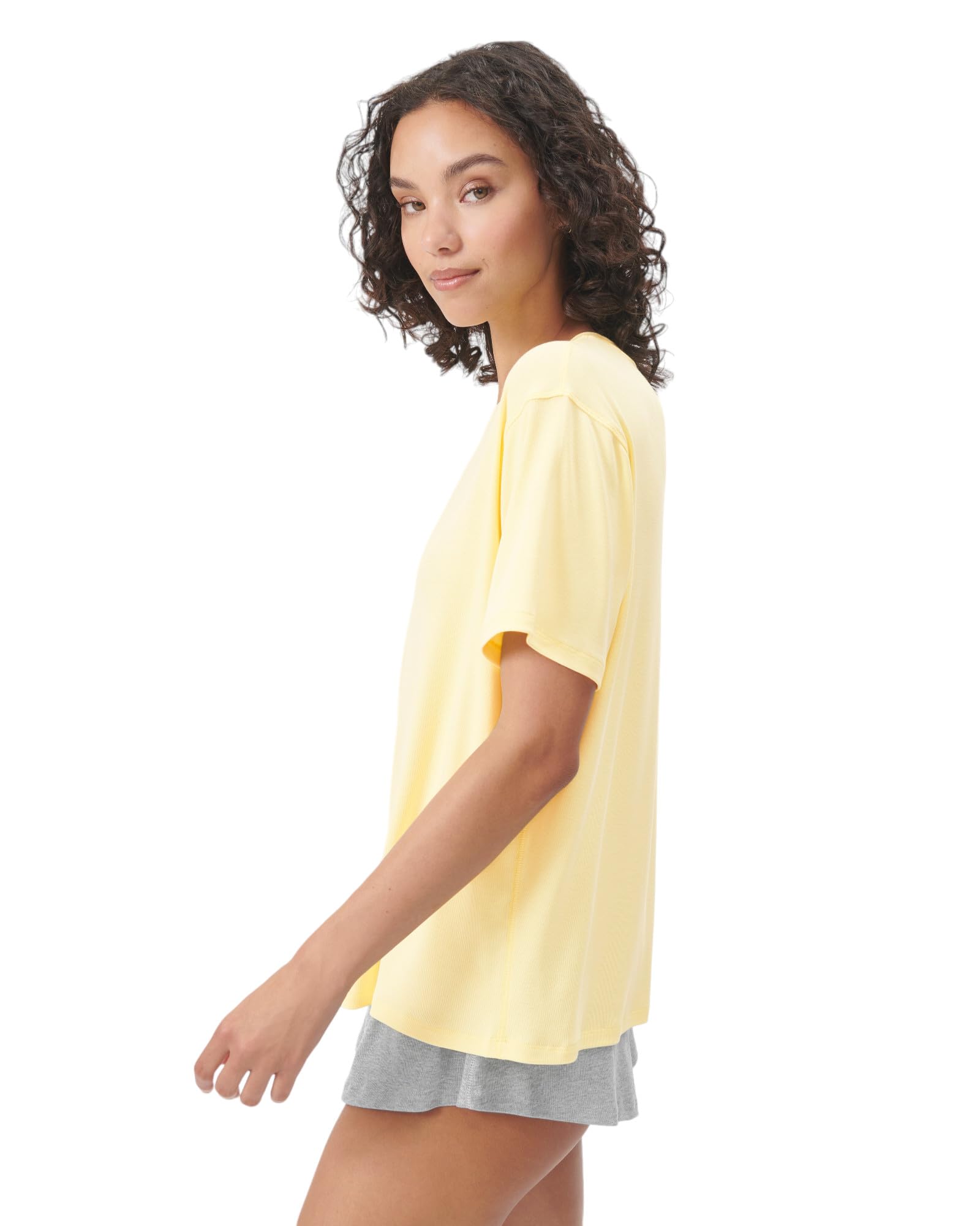 Foto 4 pulgar | Playera Florence By Mills Cozy Crush Boyfriend Tee para Mujer - Venta Internacional