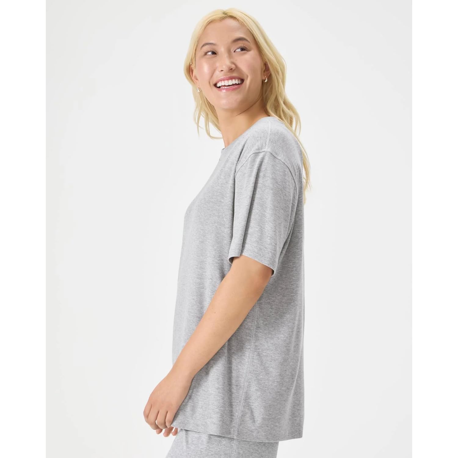 Foto 4 pulgar | Camiseta Florence by Mills Cozy Crush para Mujer - Heather Grey - Venta Internacional