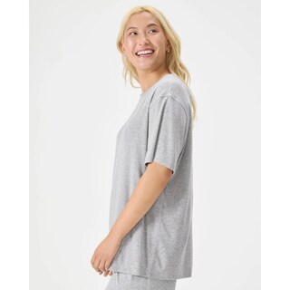 Foto 3 | Camiseta Florence by Mills Cozy Crush para Mujer - Heather Grey - Venta Internacional