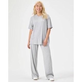Foto 4 | Camiseta Florence by Mills Cozy Crush para Mujer - Heather Grey - Venta Internacional