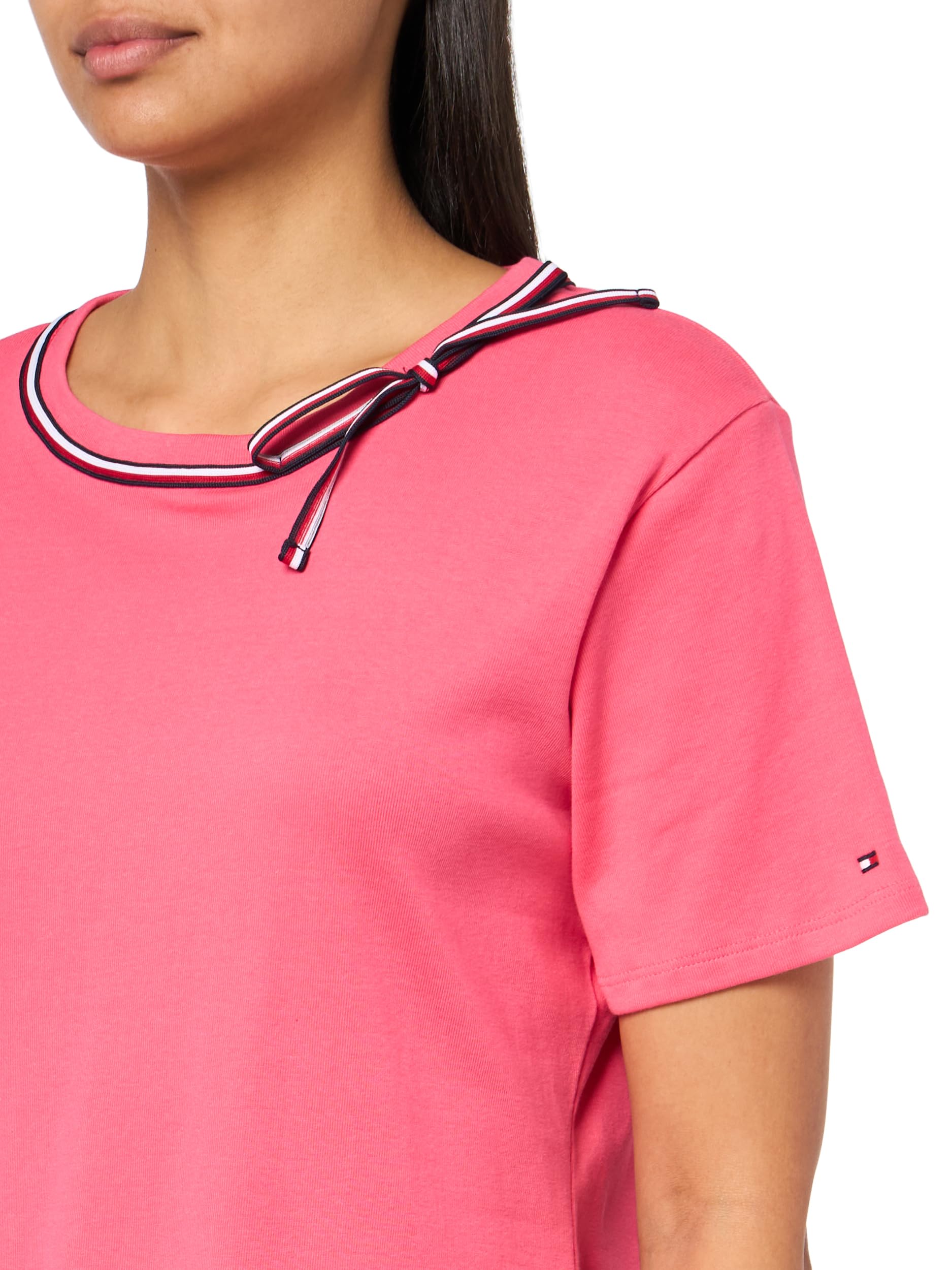 Foto 4 pulgar | Camiseta Tommy Hilfiger Ropa Deportiva Para Mujer Global Rosette Xs - Venta Internacional.