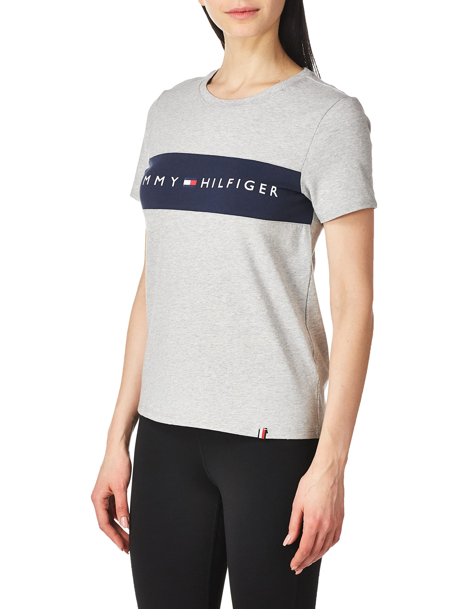 Foto 3 pulgar | Camiseta Tommy Hilfiger Premium Performance Para Mujer, Color Gris S - Venta Internacional.