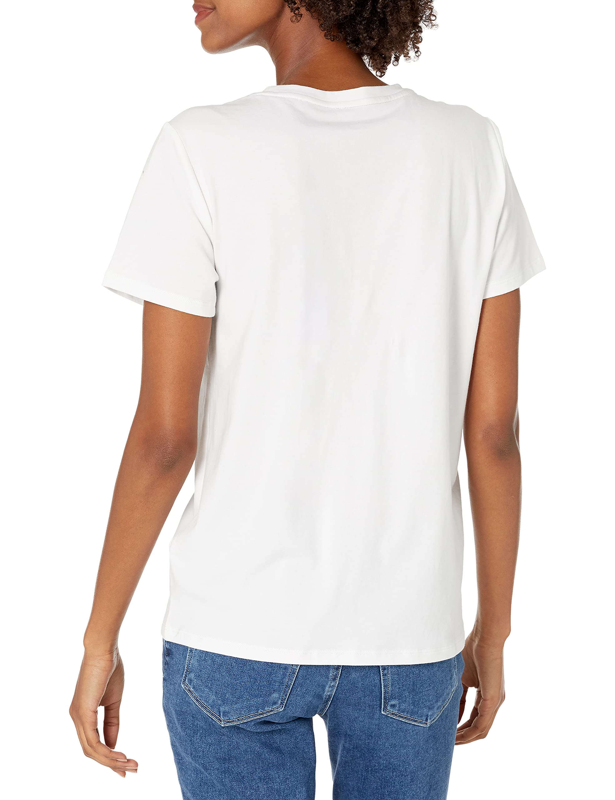 Foto 2 | Camiseta Tommy Hilfiger Performance Graphic Para Mujer, Blanco/azul Marino - Venta Internacional.
