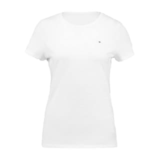 Foto 1 | Camiseta Tommy Hilfiger New Line Con Cuello Redondo Para Mujer, Color Blanco, Talla M - Venta Internacional.