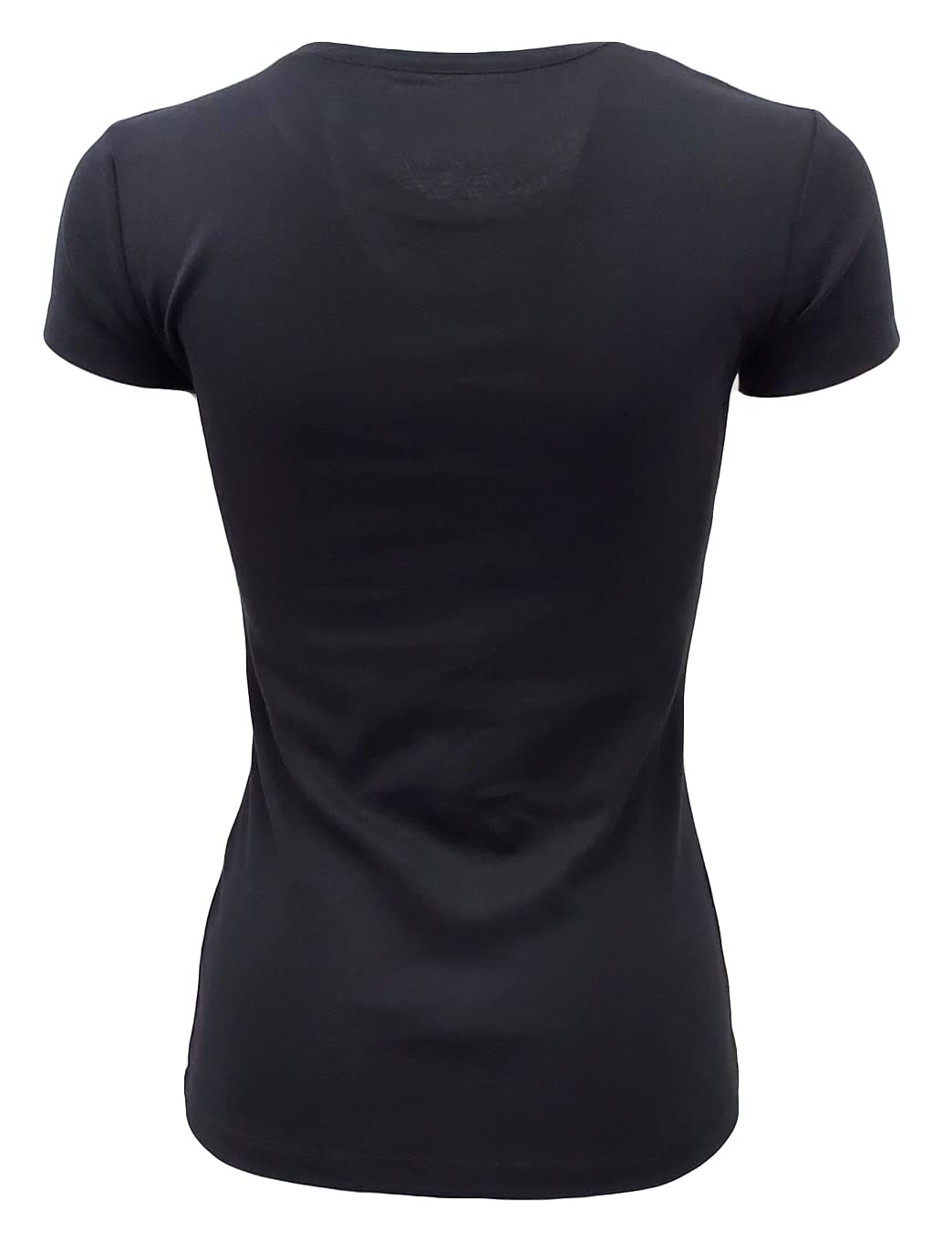 Foto 3 pulgar | Camiseta Tommy Hilfiger Para Mujer Con Cuello Redondo Y Logotipo, Color Negro, Talla L - Venta Internacional.