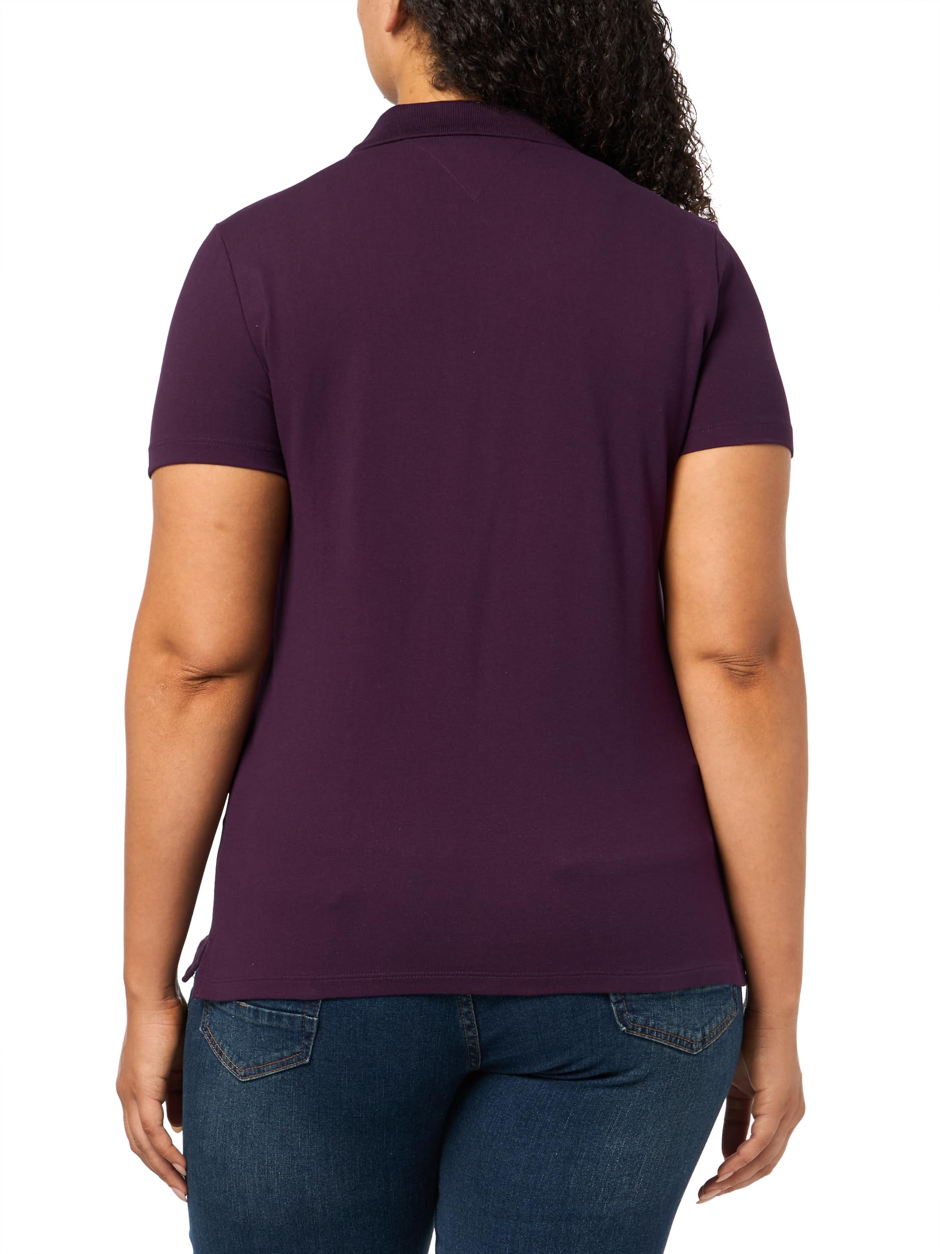 Foto 3 pulgar | Camiseta Tommy Hilfiger De Manga Corta En Piqué De Algodón Para Mujer - Venta Internacional.