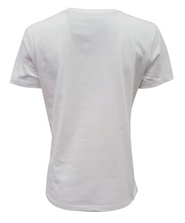 Foto 3 | Camiseta Tommy Hilfiger New Line Con Cuello Redondo Para Mujer Blanca Xxl - Venta Internacional.