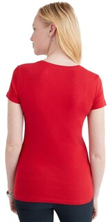 Foto 4 | Camiseta Tommy Hilfiger Essential Favorite Flag Logo para Mujer - Venta Internacional