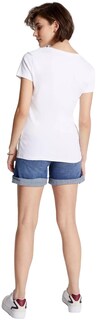 Foto 4 | Playera Tommy Hilfiger Essential Favorite Flag para Mujer - Venta Internacional