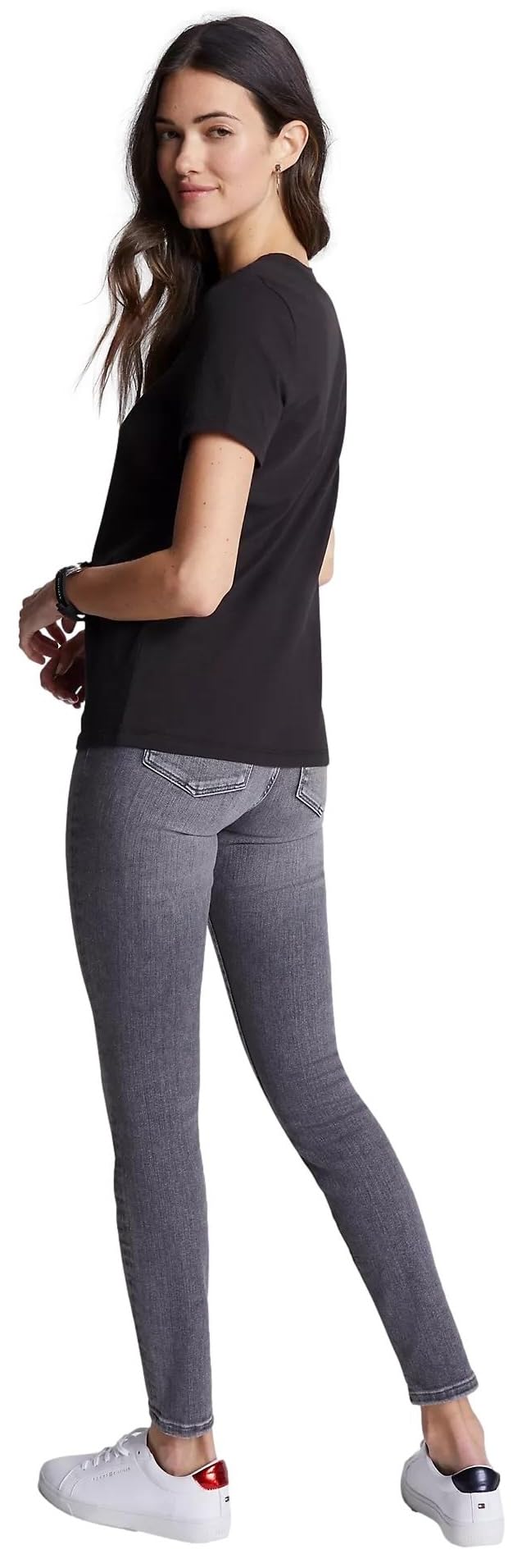 Foto 5 pulgar | Camiseta Tommy Hilfiger Corte Regular para Mujer - Venta Internacional