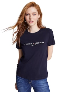 Foto 1 | Camiseta Tommy Hilfiger Corte Regular para Mujer - Venta Internacional