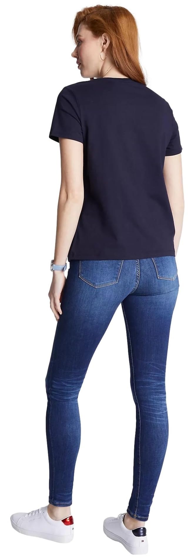 Foto 5 pulgar | Camiseta Tommy Hilfiger Corte Regular para Mujer - Venta Internacional