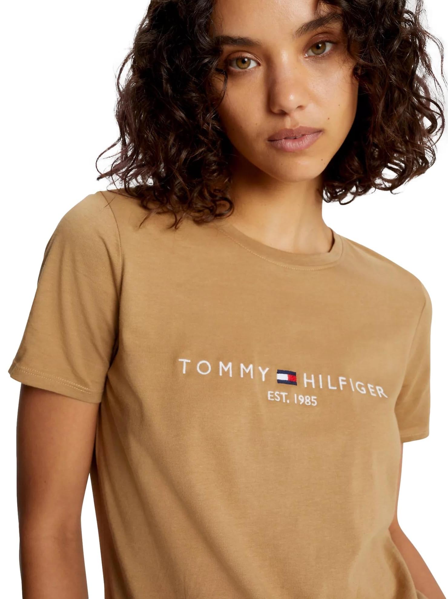 Foto 4 pulgar | Playera Tommy Hilfiger Corte Regular para Mujer - Venta Internacional