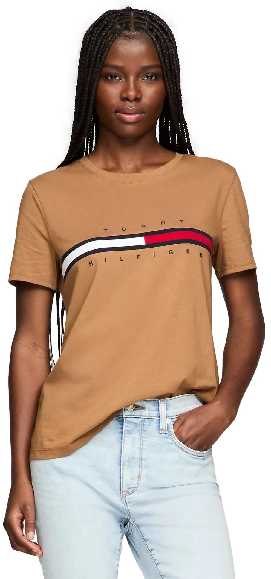 Foto 2 pulgar | Camiseta Tommy Hilfiger Goldenrays Regular Fit para Mujer - Venta Internacional