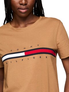 Foto 3 | Camiseta Tommy Hilfiger Goldenrays Regular Fit para Mujer - Venta Internacional