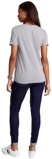 Foto 4 | Playera Tommy Hilfiger Gris para Mujer - Venta Internacional