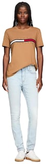 Foto 2 | Camiseta Tommy Hilfiger Goldenrays Regular Fit para Mujer - Venta Internacional