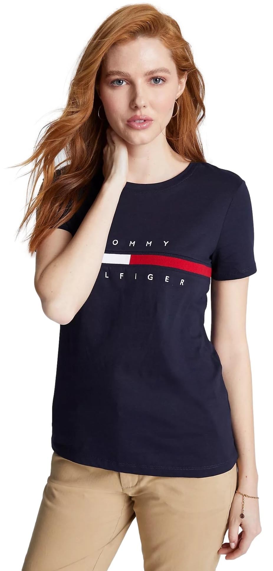 Foto 1 | Camiseta Tommy Hilfiger para Mujer - Venta Internacional