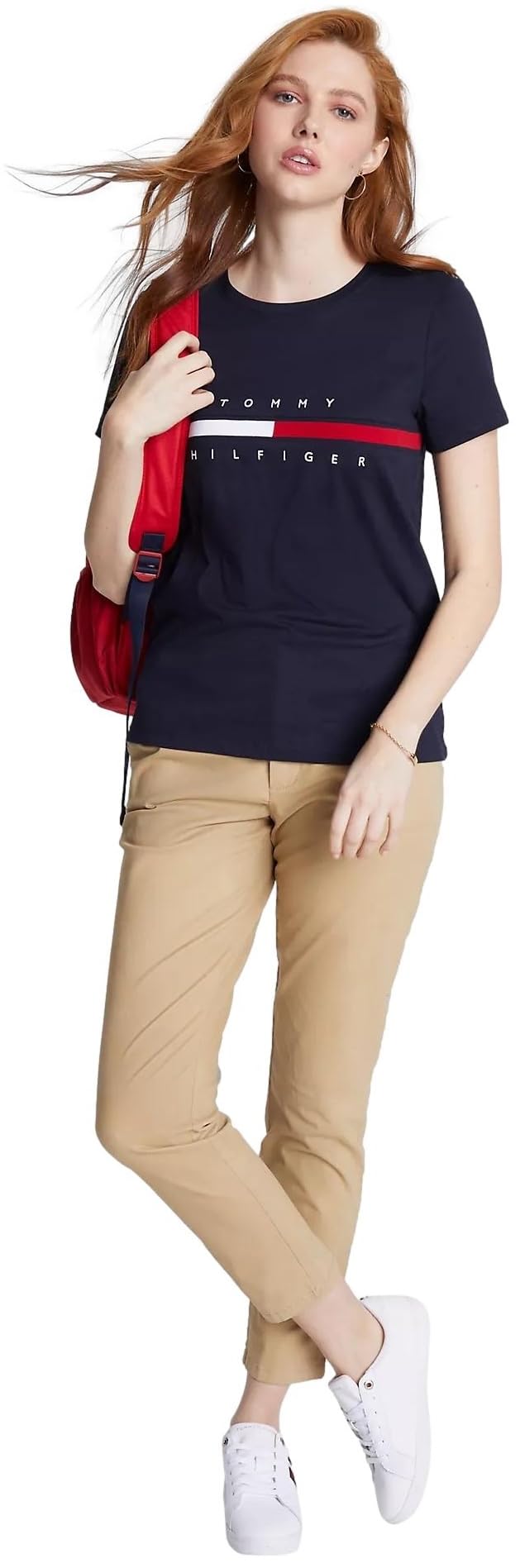 Foto 2 | Camiseta Tommy Hilfiger para Mujer - Venta Internacional