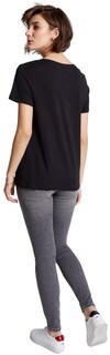 Foto 4 | Camiseta Tommy Hilfiger Negra para Mujer - Venta Internacional
