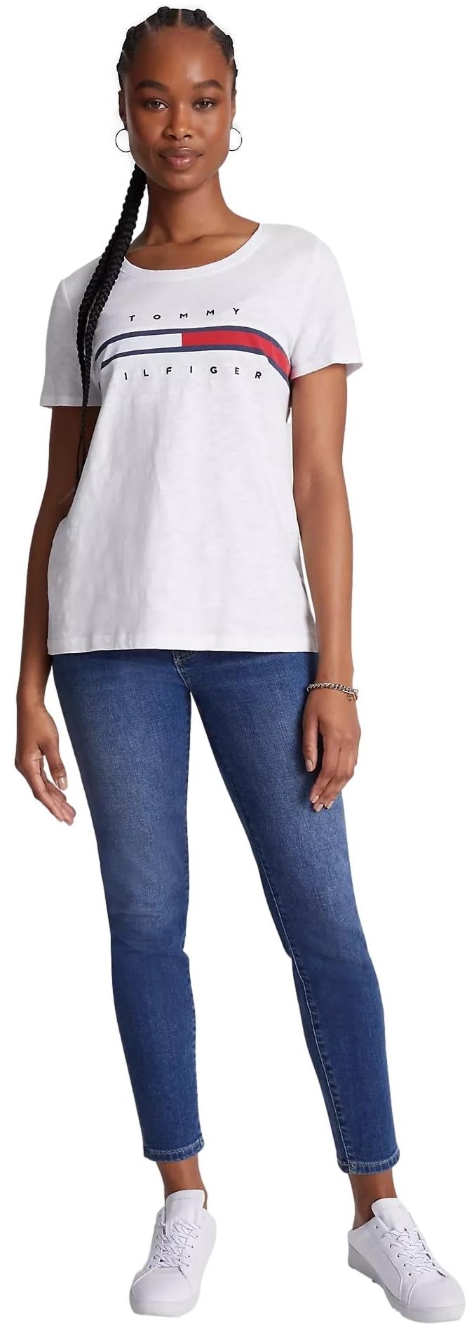Foto 3 pulgar | Camiseta Tommy Hilfiger Corte Regular para Mujer - Venta Internacional