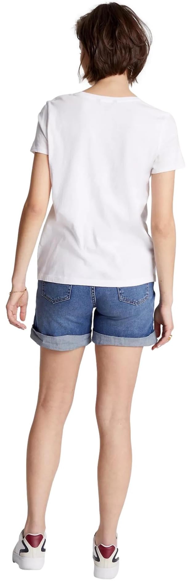 Foto 5 pulgar | Camiseta Tommy Hilfiger Regular Blanca para Mujer - Venta Internacional