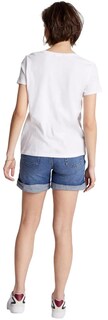 Foto 4 | Camiseta Tommy Hilfiger Regular Blanca para Mujer - Venta Internacional