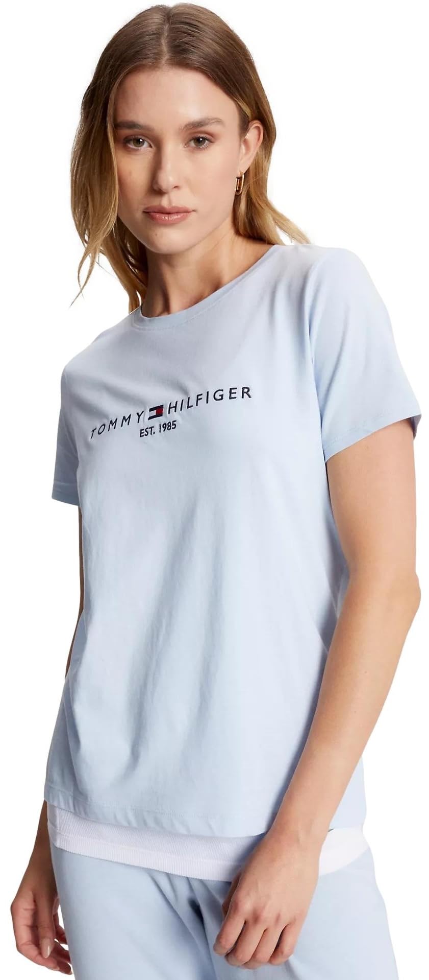Camiseta Tommy Hilfiger Corte Regular para Mujer - Venta Internacional