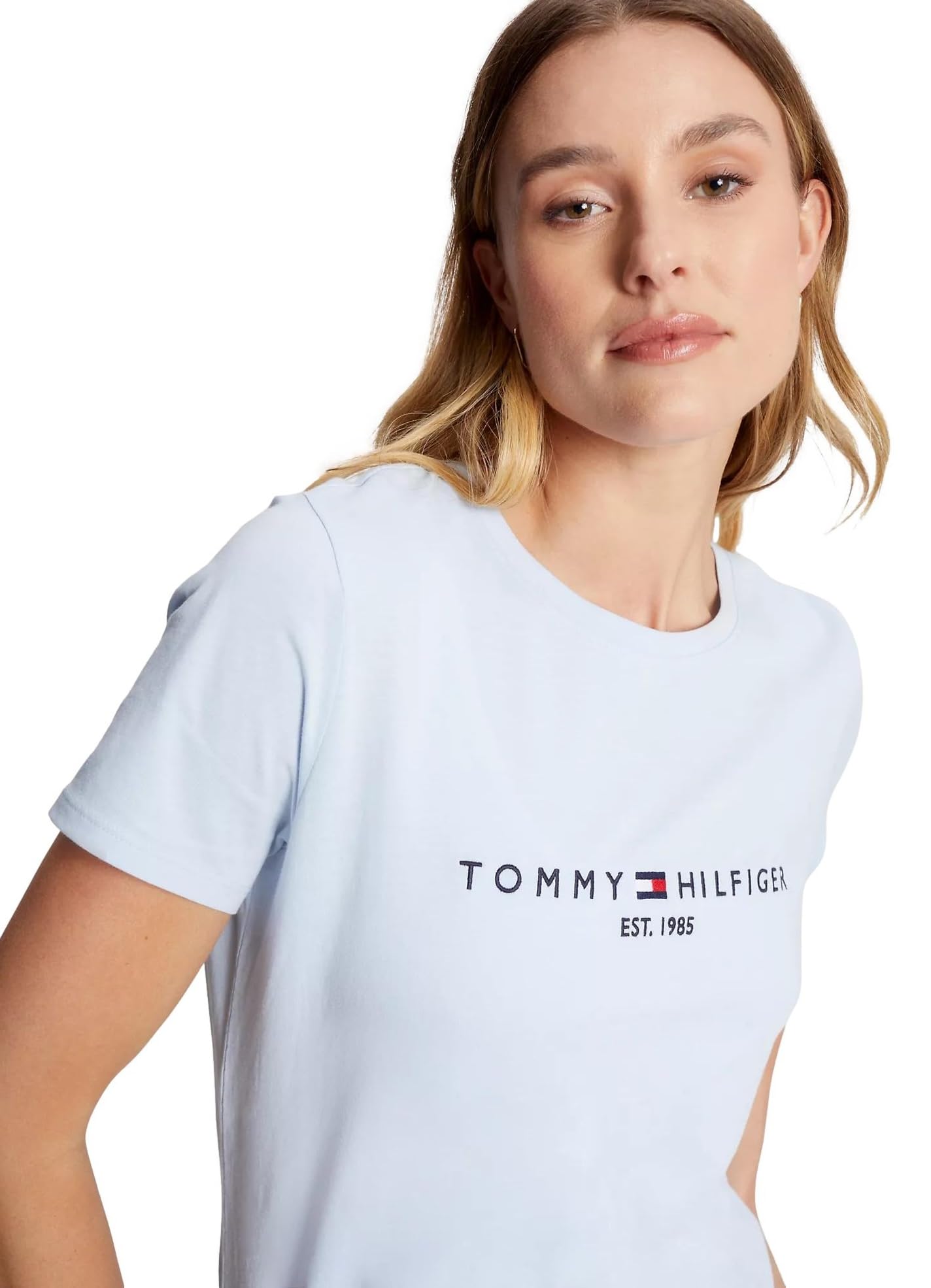 Foto 4 pulgar | Camiseta Tommy Hilfiger Corte Regular para Mujer - Venta Internacional