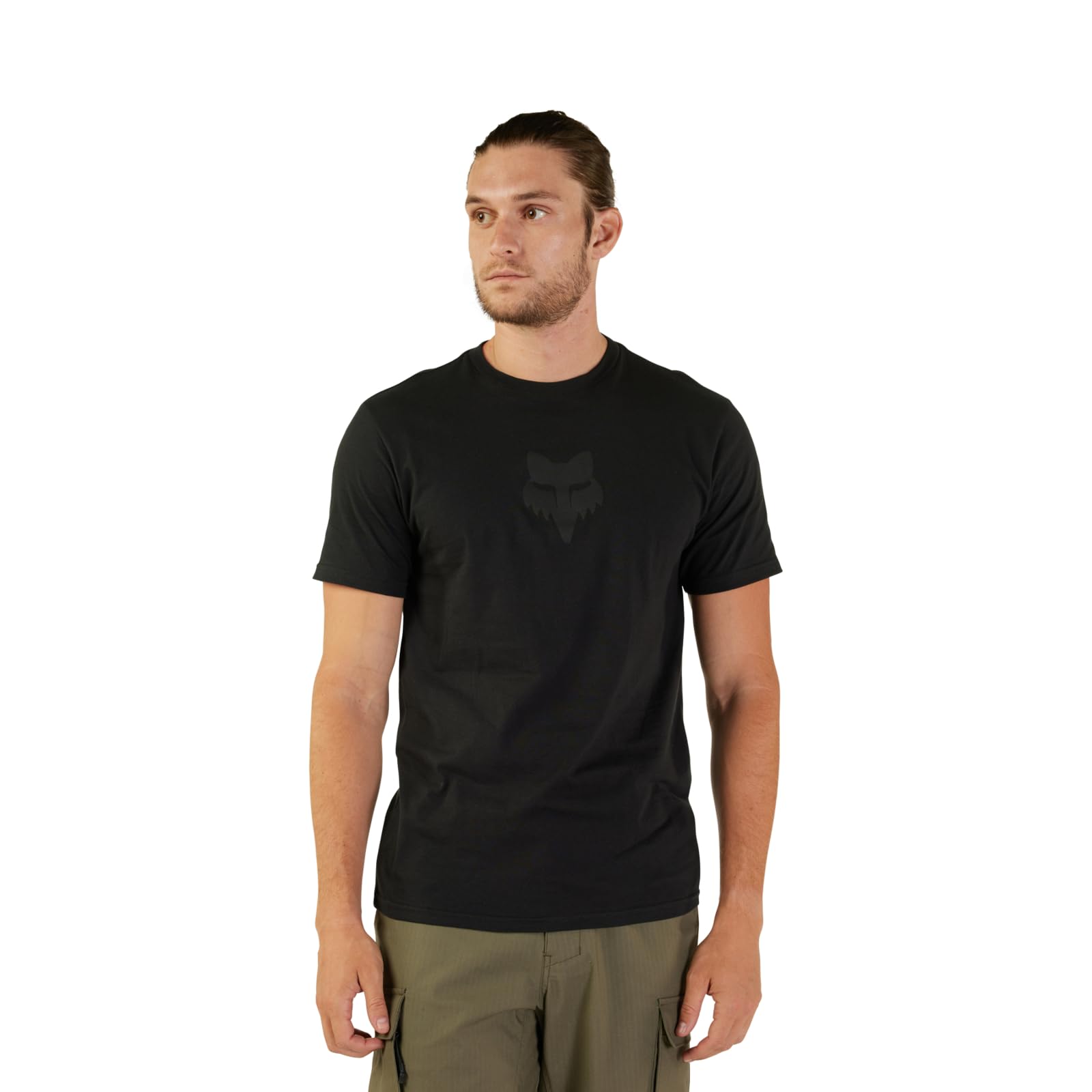 Camiseta Fox Racing Fox Head SS Prem Negra 100% Algodón - Venta Internacional