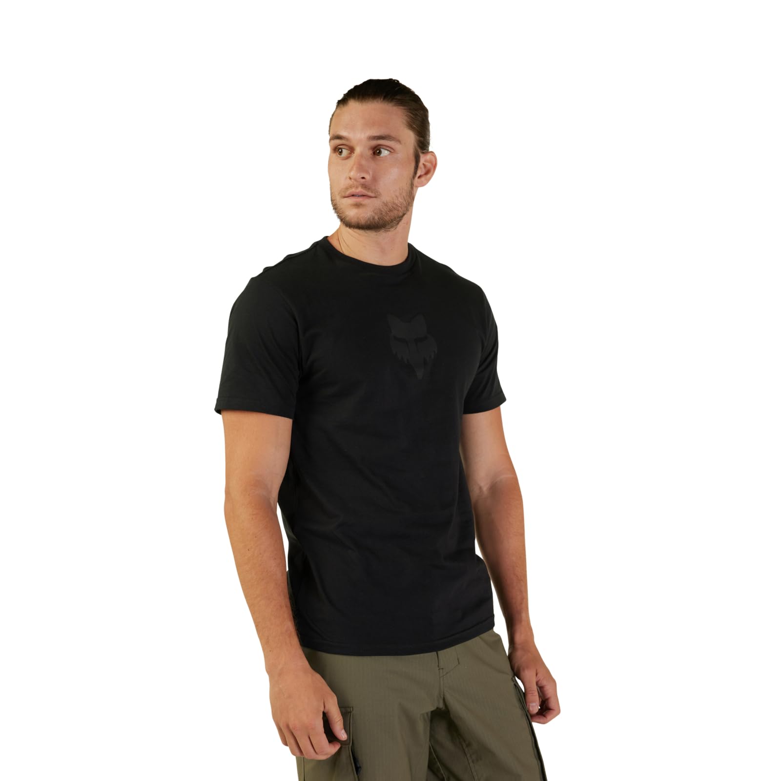 Foto 3 | Camiseta Fox Racing Fox Head SS Prem Negra 100% Algodón - Venta Internacional