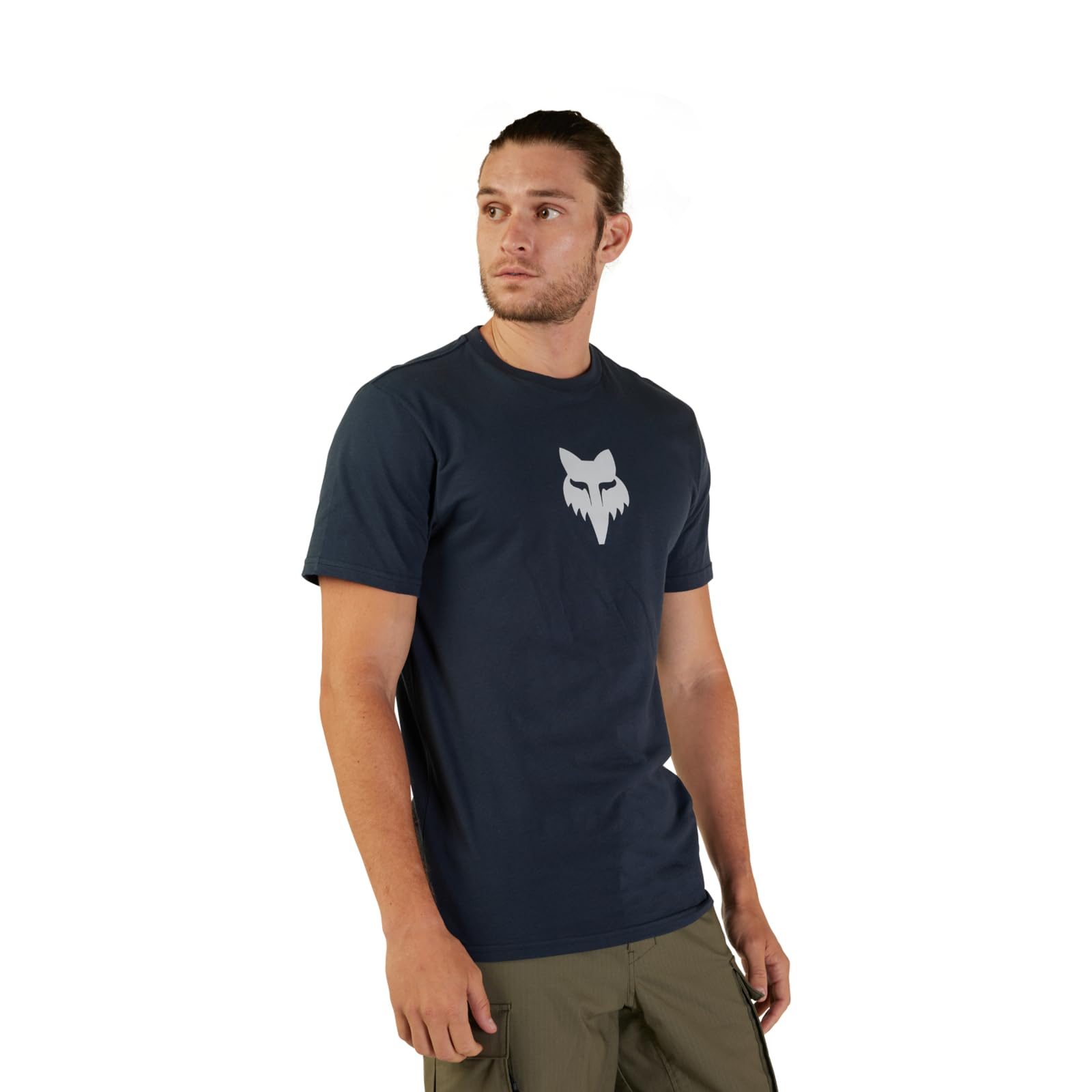 Foto 4 pulgar | Camiseta Fox Racing Fox Head Ss Prem, Medianoche, Talla M - Venta Internacional.