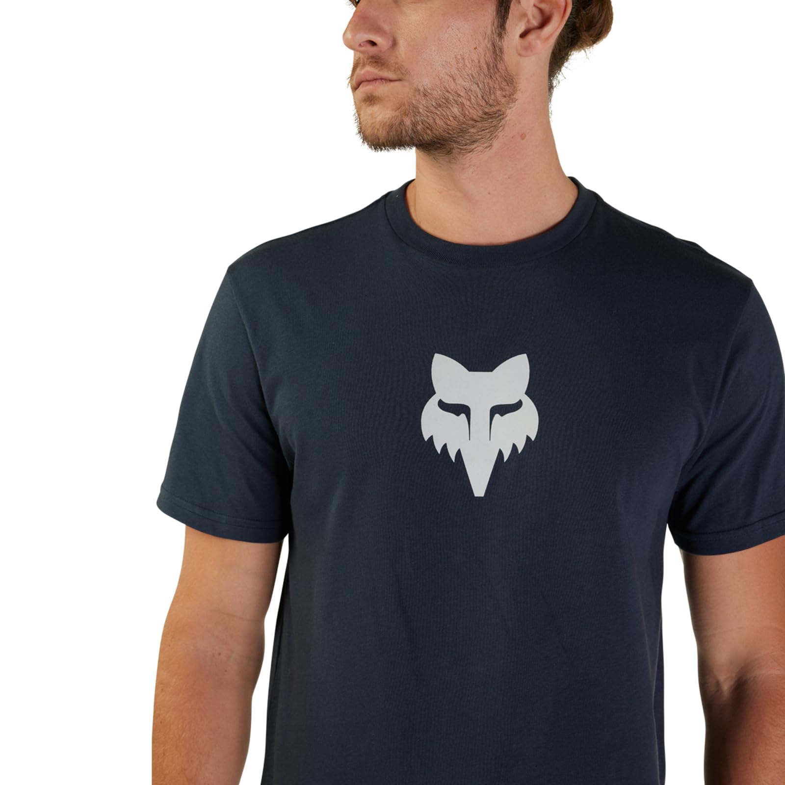 Foto 5 pulgar | Camiseta Fox Racing Fox Head Ss Prem, Medianoche, Talla M - Venta Internacional.