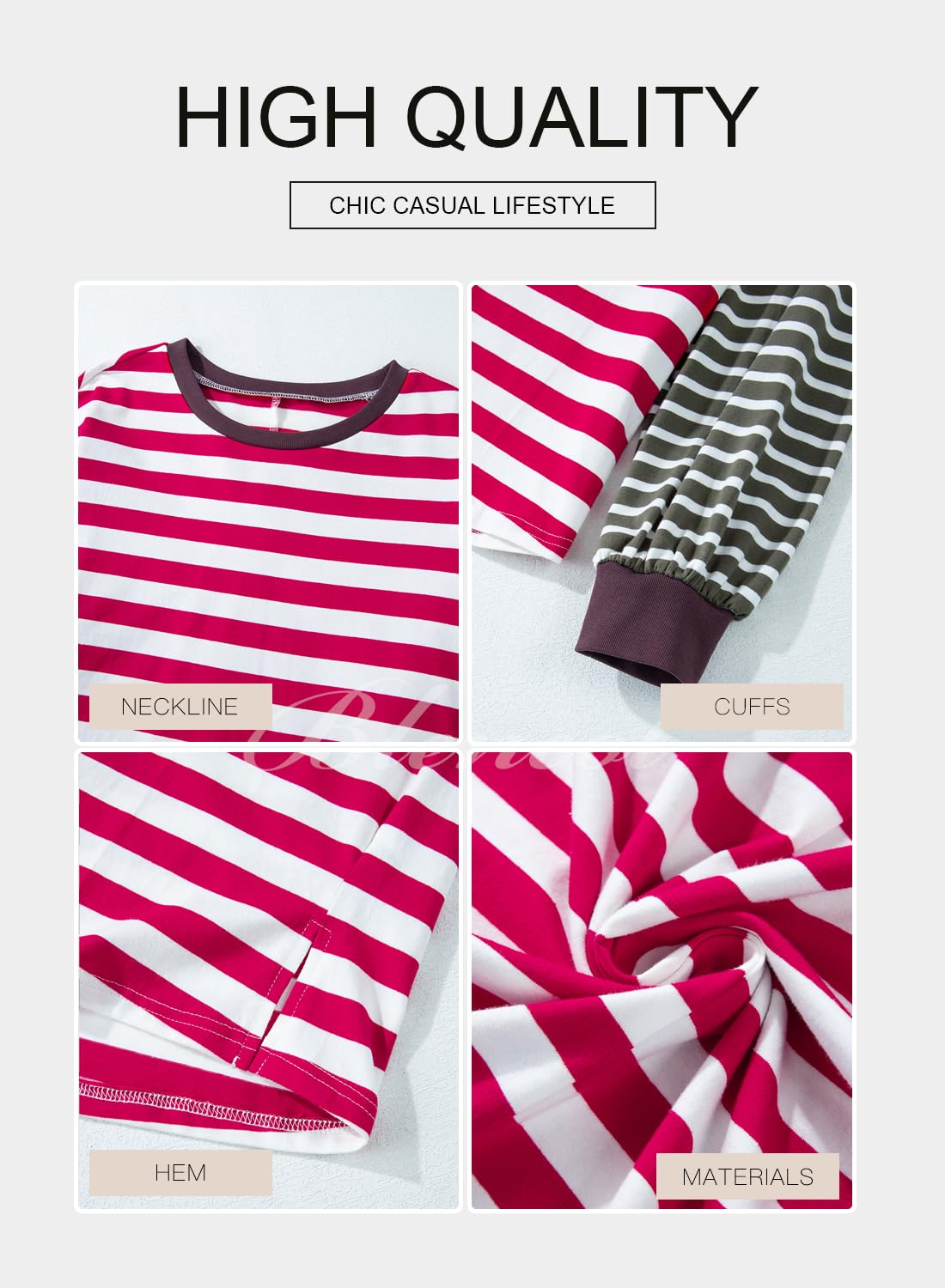 Foto 7 pulgar | Camiseta Blencot A Rayas Para Mujer, Talla Grande, Y2k, Red Stripe 2xl - Venta Internacional.