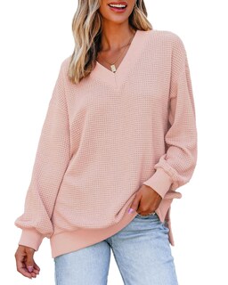 Foto 1 | Jersey Dokotoo Para Mujer De Punto Gofrado De San Valentín, Talla Xl, Color Rosa - Venta Internacional.