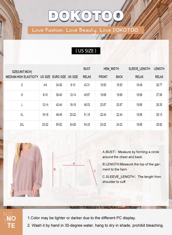 Foto 5 | Jersey Dokotoo Para Mujer De Punto Gofrado De San Valentín, Talla Xl, Color Rosa - Venta Internacional.
