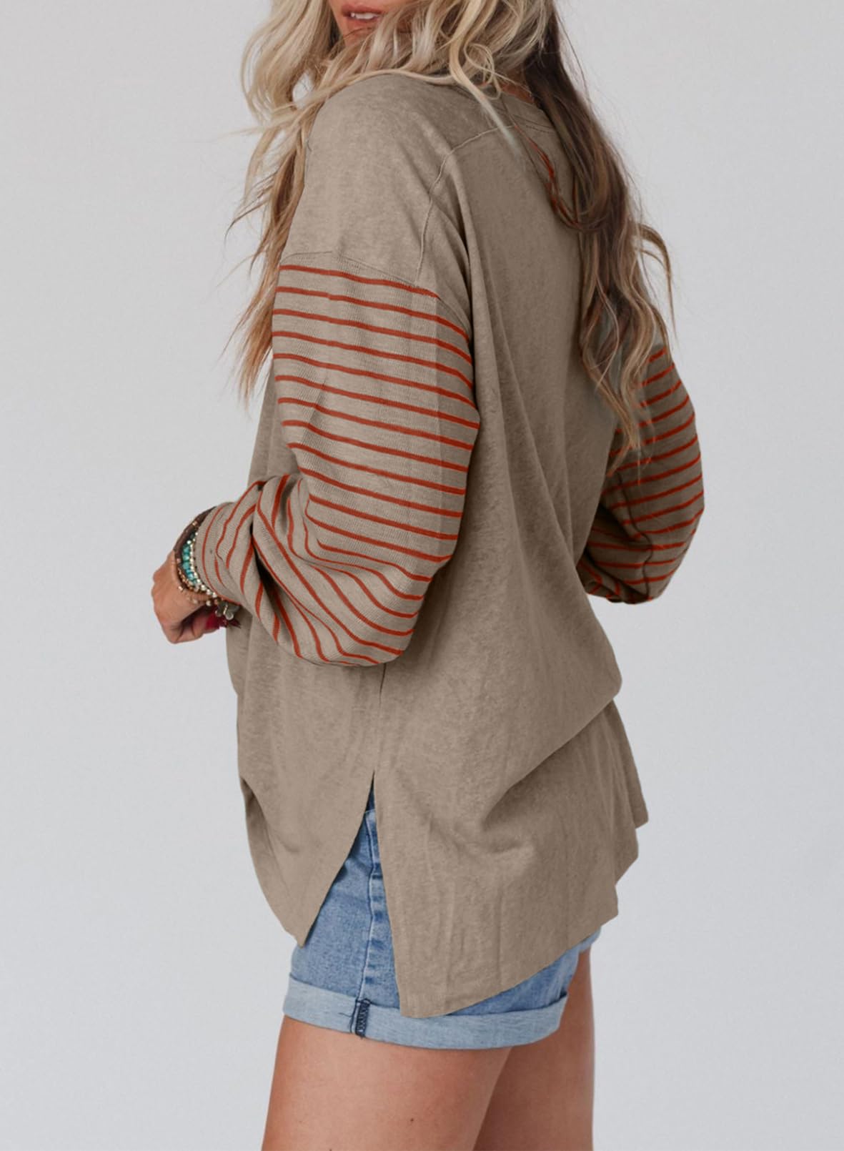 Foto 3 | Blusa Dokotoo Manga Larga para Mujer - Venta Internacional