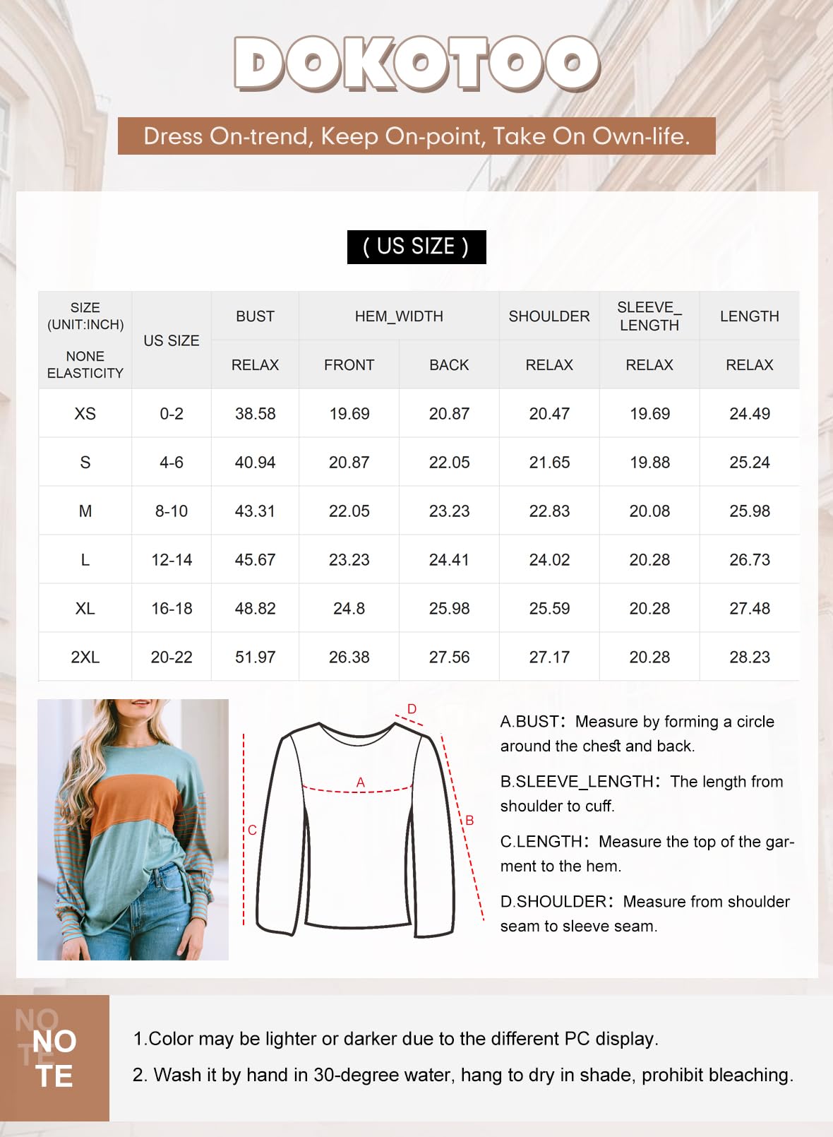 Foto 7 pulgar | Blusa Dokotoo para Mujer-Venta Internacional