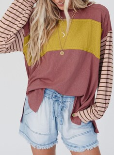 Foto 3 | Camiseta Dokotoo De Manga Larga Para Mujer, Otoño 2024, Holgada - Venta Internacional.