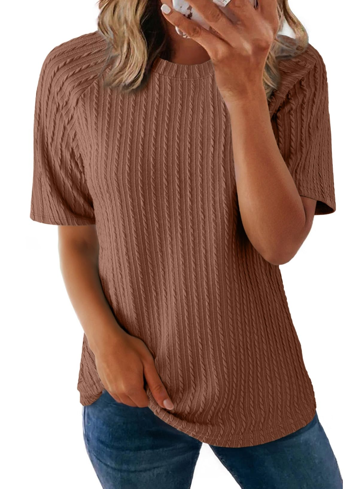 Camisetas Dokotoo Summer 2025 Para Mujer, Cuello Redondo Y Manga Corta - Venta Internacional.