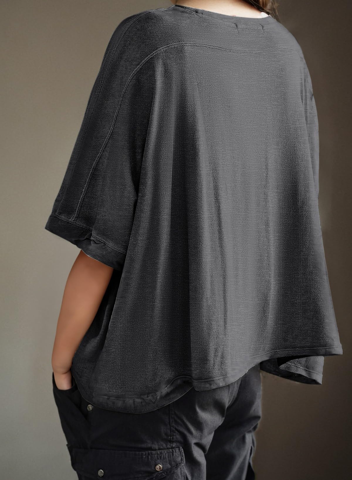 Foto 6 pulgar | Camisas De Verano Dokotoo Para Mujer, Tallas Grandes, Blusas Cortas 2025 - Venta Internacional.